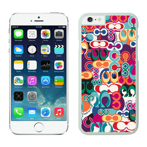 Coach Fashion Monogram Multicolor iPhone 6 Cases EZW - Click Image to Close